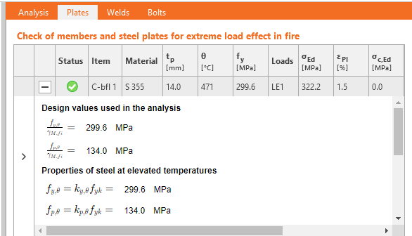 Detailed Calculation Of Connection Design Material Values In Plates